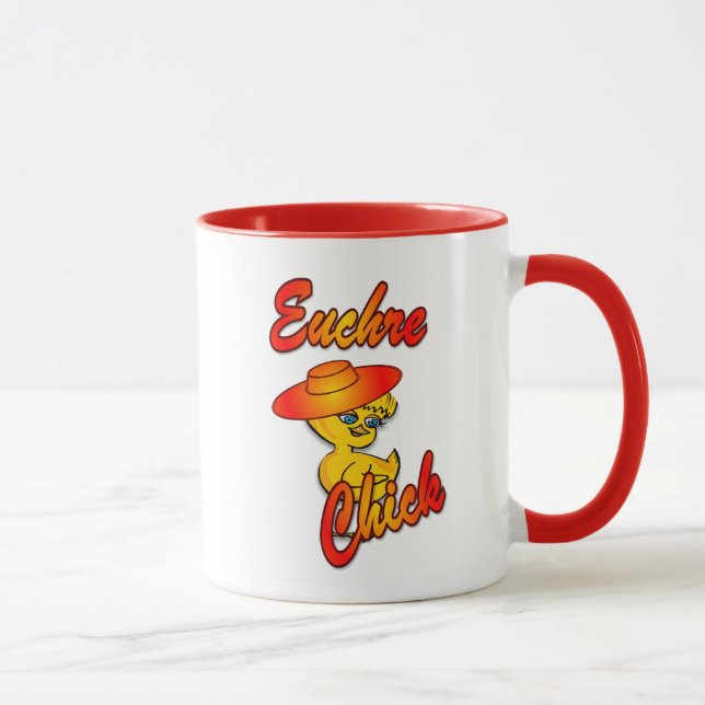 Euchre Chick #5 Mug (Right)
