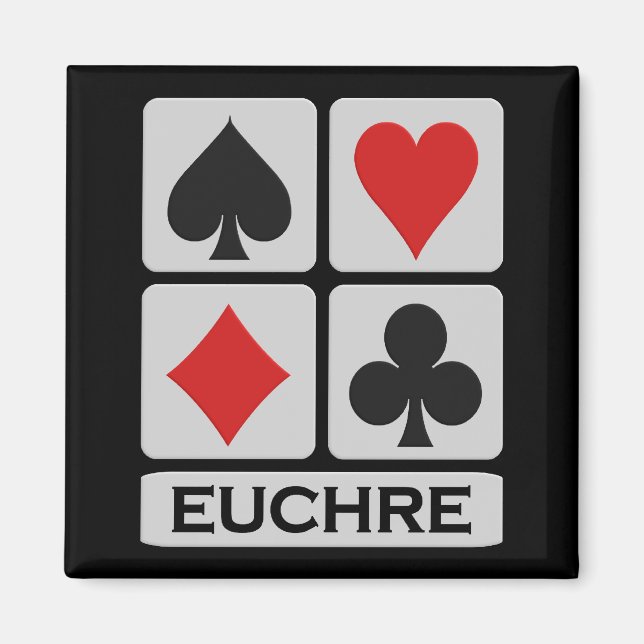 Euchre magnet (Front)