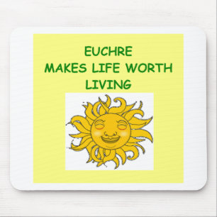 euchre mouse pad