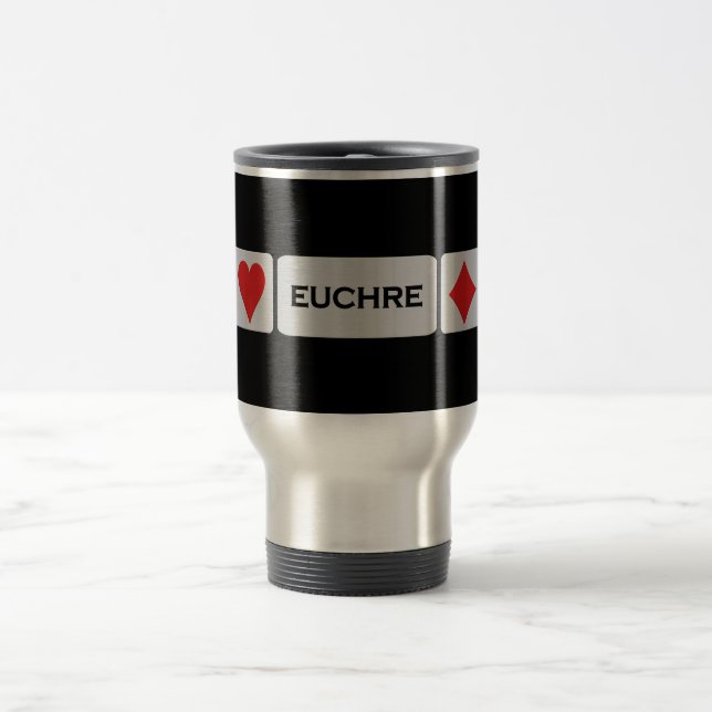 Euchre mug - choose style & colour (Center)