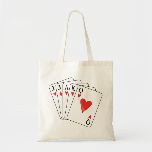 Euchre Playing Cards Tote Bag (Front)
