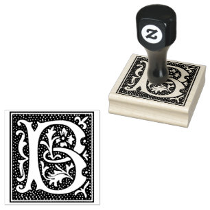 Euclid Capital Letter B Rubber Stamp