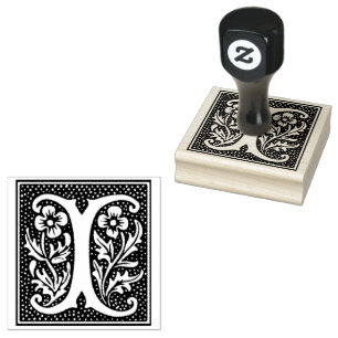 Euclid Capital Letter I Rubber Stamp
