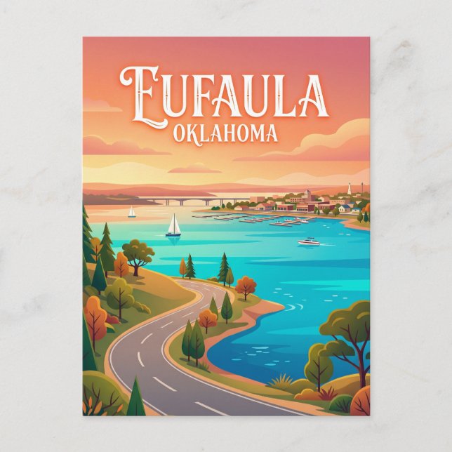 Eufaula USA Postcard (Front)