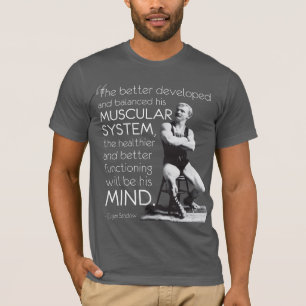 Eugen Sandow - Strength of Body - Strength of Mind T-Shirt