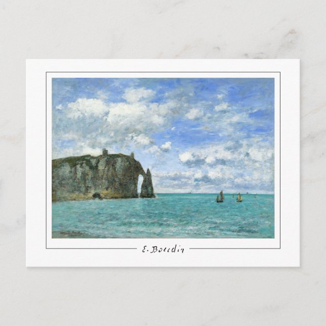 Eugène Boudin #13 - Fine Art Postcard (Front)