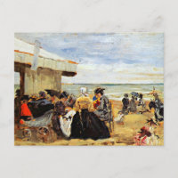 Eugene Boudin: A Beach Scene