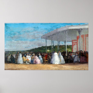 Eugène Boudin Concert at the Casino of Deauville Poster