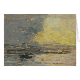 Eugene Boudin - Seaside, Port of Honfleur