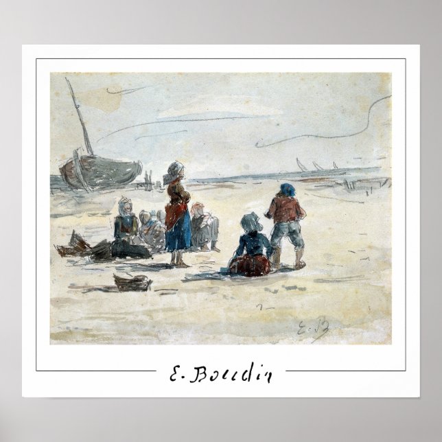 Eugène Boudin Zedign Art Poster #4 (Front)