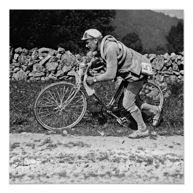 Eugene Christophe Tour de France 1922 Aubisque  Poster (Front)