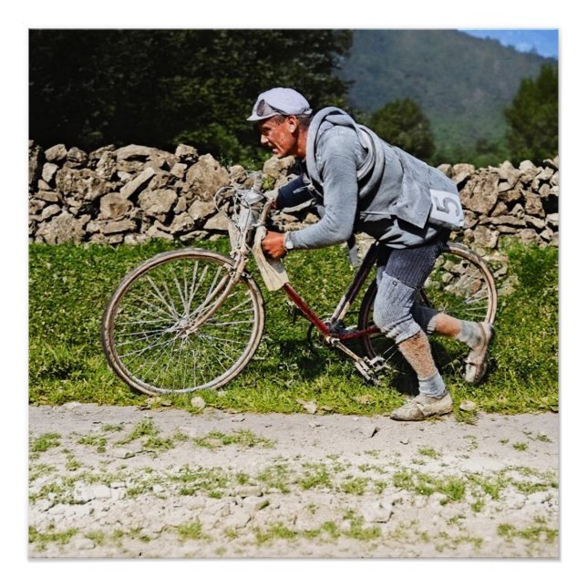 Eugene Christophe Tour de France 1922 Aubisque  Poster (Front)