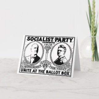 Eugene Debs Campaign Poster Greeting Card