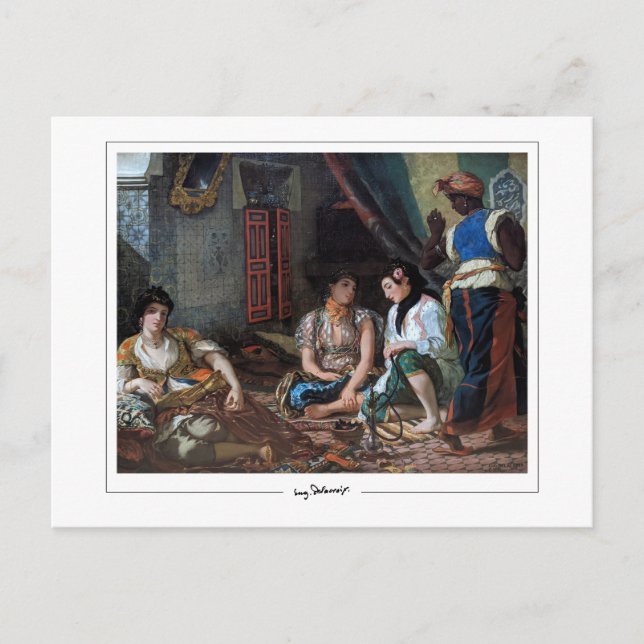 Eugène Delacroix #174 - Fine Art Postcard (Front)