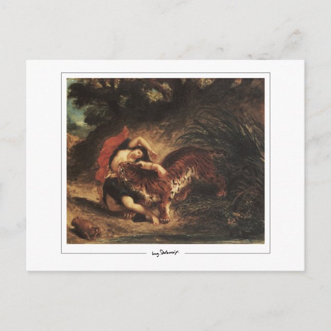Eugène Delacroix #310 - Fine Art Postcard (Front)