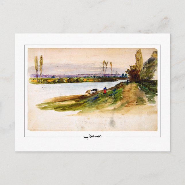 Eugène Delacroix #421 - Fine Art Postcard (Front)