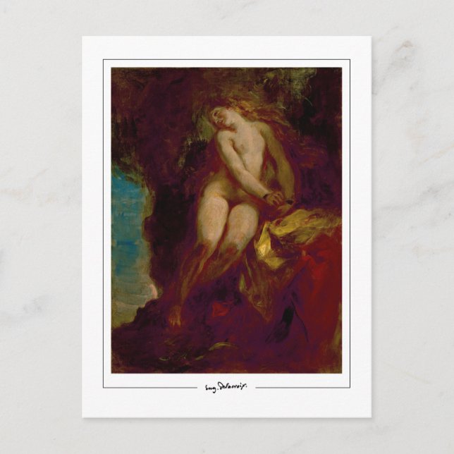 Eugène Delacroix #483 - Fine Art Postcard (Front)