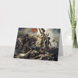 Eugene Delacroix - Freedom Leading the People Card