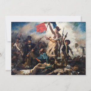 Eugene Delacroix - Liberty Leading The People Thank You Card