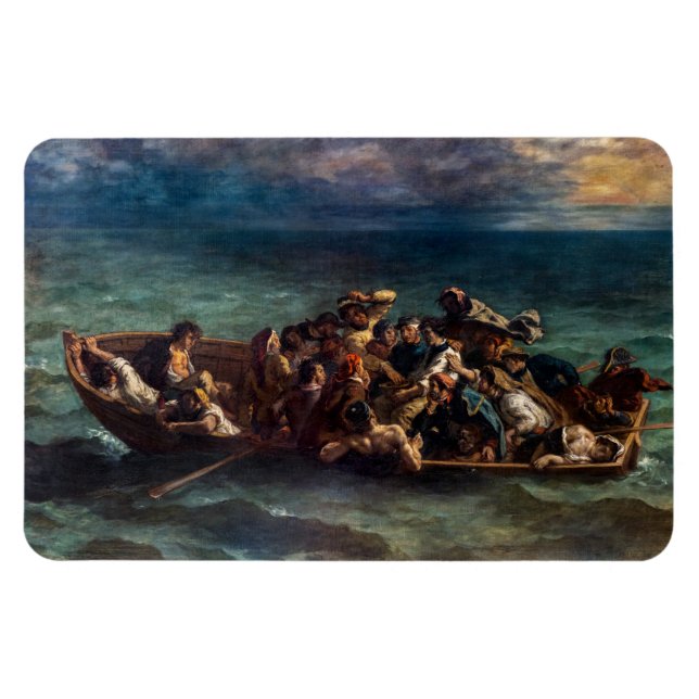Eugene Delacroix - The Shipwreck of Don Juan Magnet (Horizontal)