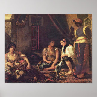 Eugene Delacroix - The Women of Algiers Poster