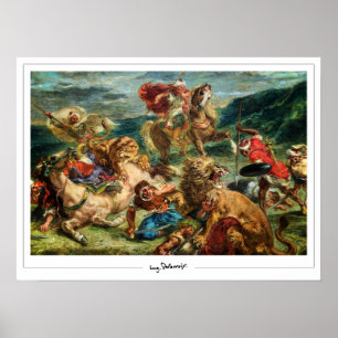Eugène Delacroix Zedign Art Poster #622