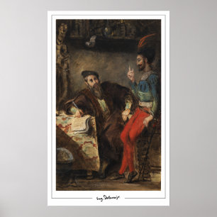 Eugène Delacroix Zedign Art Poster #718