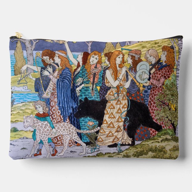 Eugene Grasset - Harmony Decorative Panel Accessory Pouch (Front)