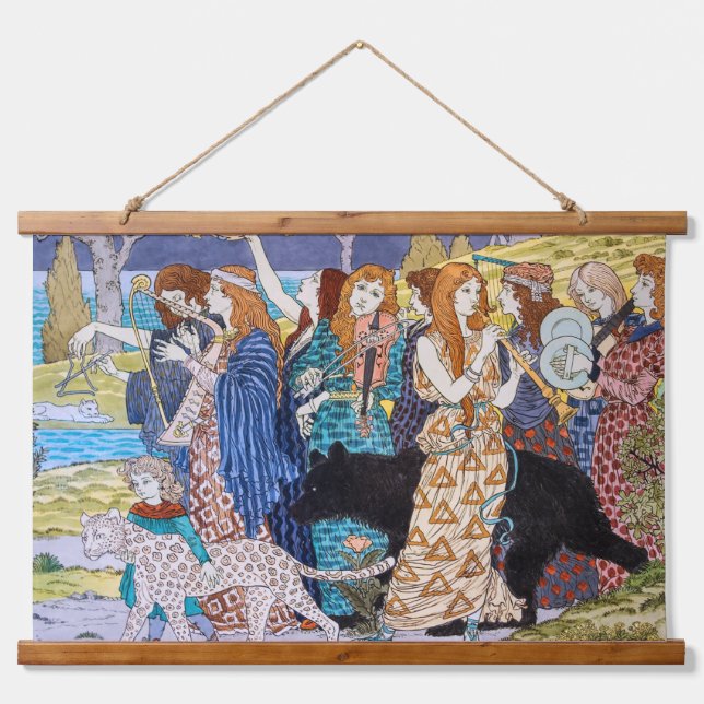 Eugene Grasset - Harmony Decorative Panel Hanging Tapestry (Front)