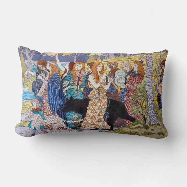 Eugene Grasset - Harmony Decorative Panel Lumbar Cushion (Front)