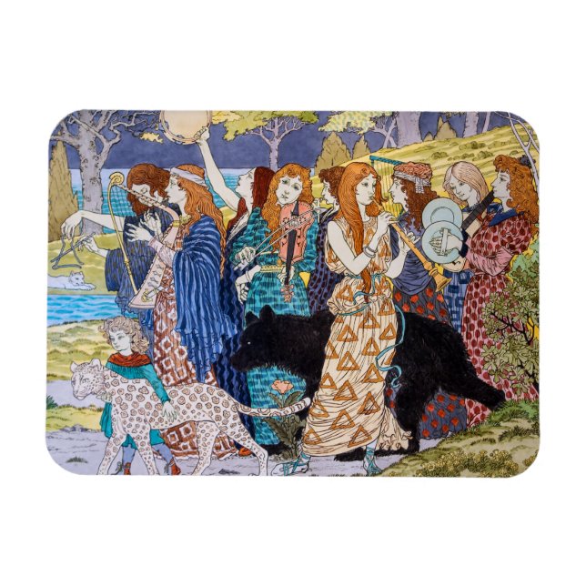 Eugene Grasset - Harmony Decorative Panel Magnet (Horizontal)