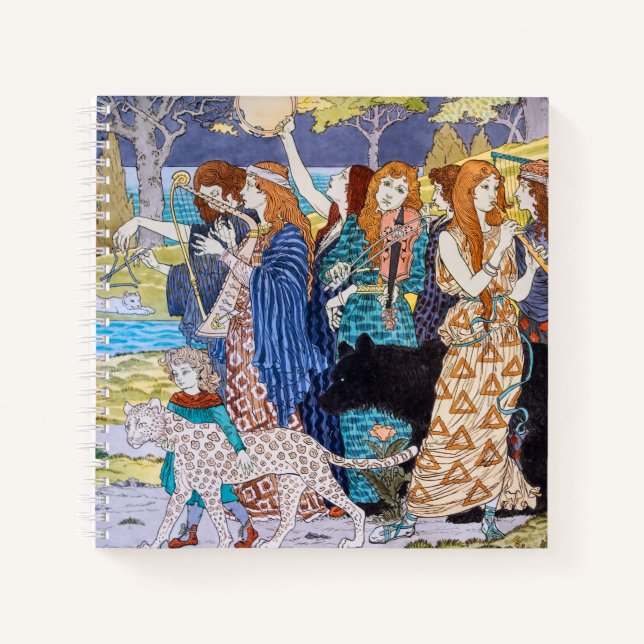 Eugene Grasset - Harmony Decorative Panel Notebook (Front)