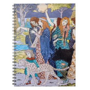 Eugene Grasset - Harmony Decorative Panel Notebook