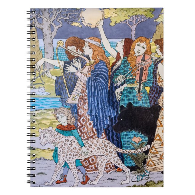 Eugene Grasset - Harmony Decorative Panel Notebook (Front)
