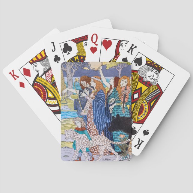 Eugene Grasset - Harmony Decorative Panel Playing Cards (Back)