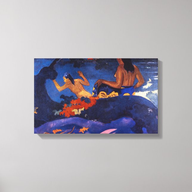 Eugène Henri Paul Gauguin - Fatata Te Miti Canvas Print (Front)