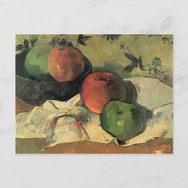 Eugène Henri Paul Gauguin - Still Life Postcard (Front)