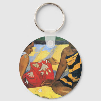 Eugène Henri Paul Gauguin - Two Women From Tahiti Key Ring
