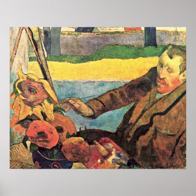 Eugene Henri Paul Gauguin - Van Gogh Painting Poster (Front)