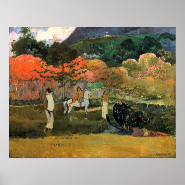 Eugene Henri Paul Gauguin - Women and Mold Poster (Front)