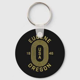 Eugene Oregon Usa Key Ring