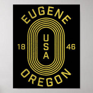 Eugene Oregon Usa Poster