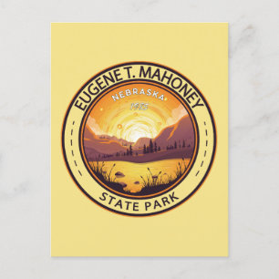 Eugene T. Mahoney State Park Nebraska Badge Postcard