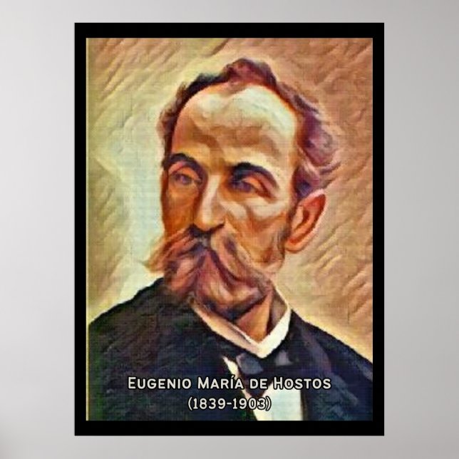 Eugenio Maria De Hostos Vintage Poster (Front)