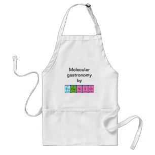 Eugenio periodic table name apron