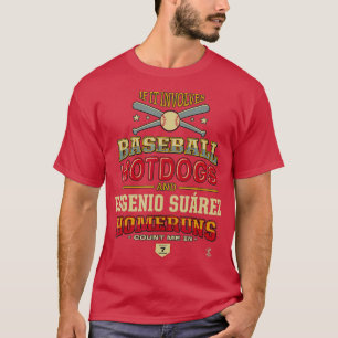 Eugenio Suarez If It Involves Baseball Hotdogs T-Shirt