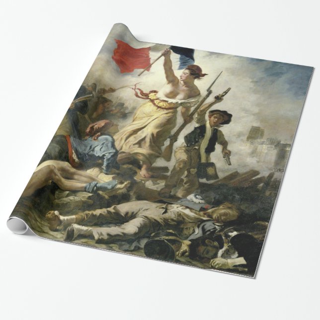 Eugne Delacroix Liberty Leading the People Wrapping Paper (Unrolled)