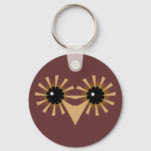 Eule Eulengesicht owl face Key Ring