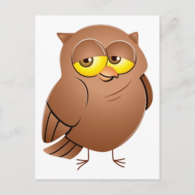 Eule owl postcard (Front)