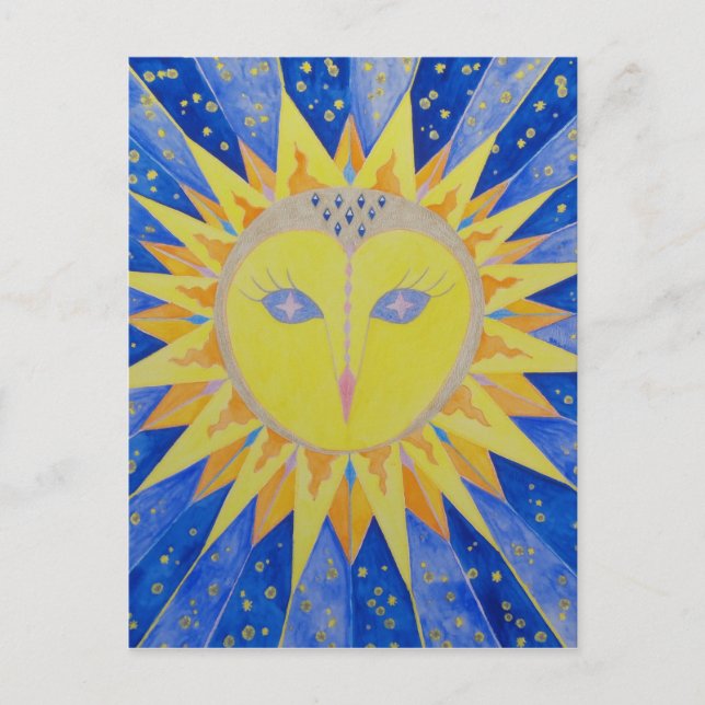 Eule Sun Owl Postcard (Front)